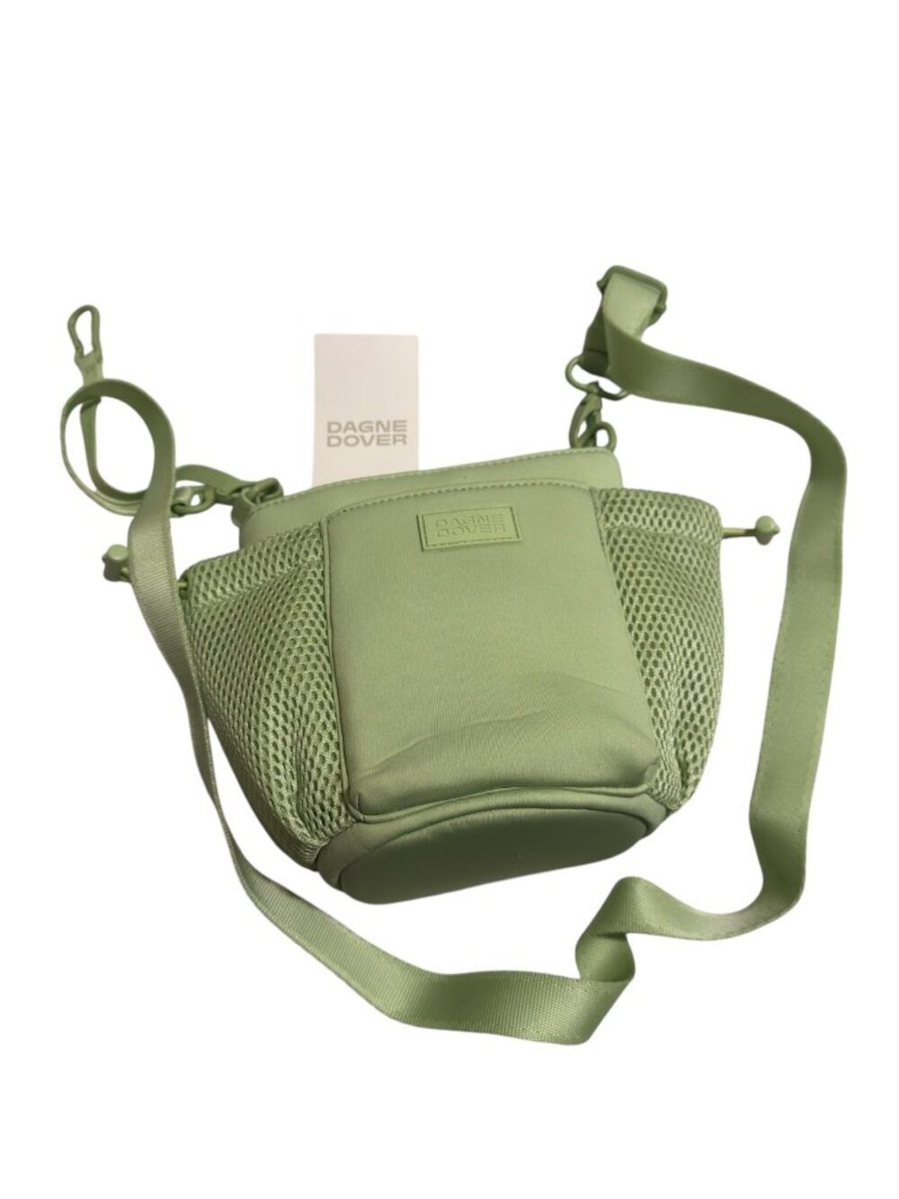 Dagne Dover Sloan Water Bottle Sling In Matcha Latte With Adjustable Strap